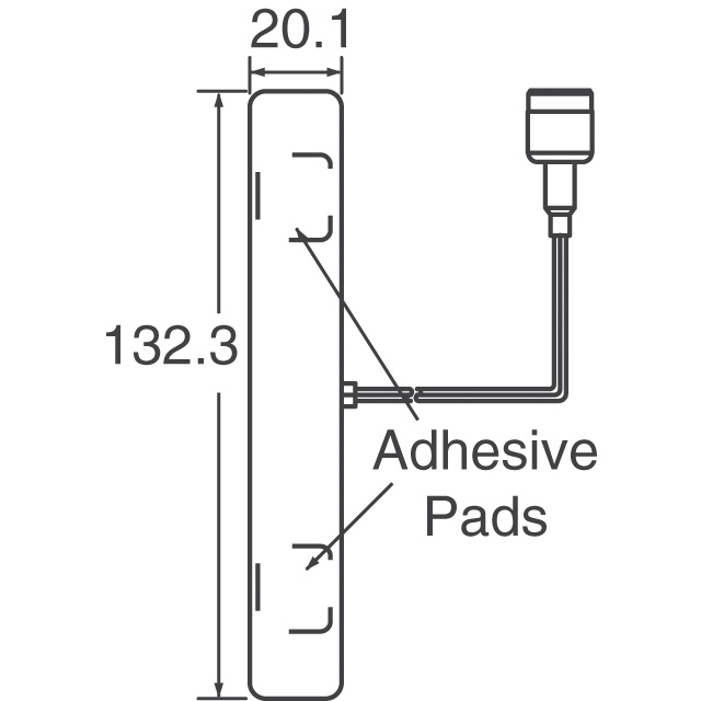 ANT-DB1-HDP-RPS Linx Technologies Inc.  Antenas de RF